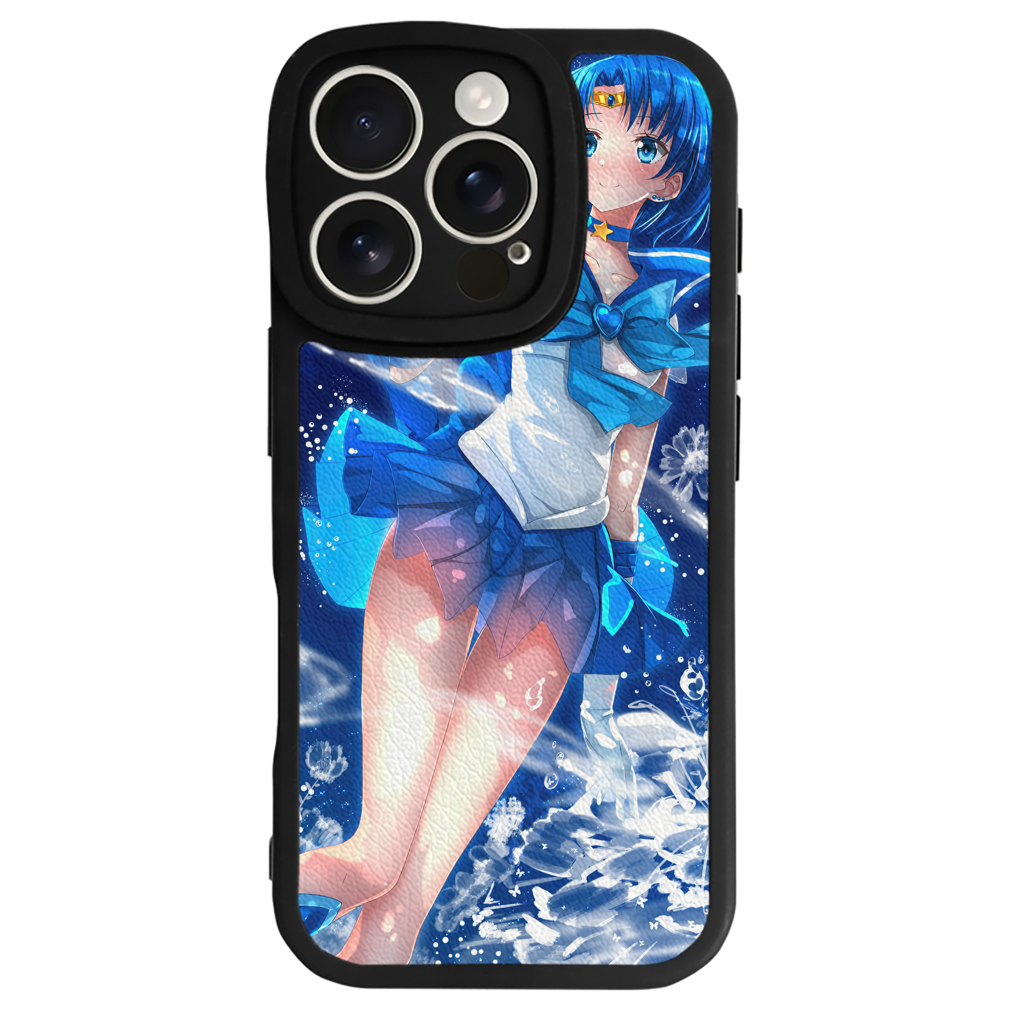 （画像用） 美少女戦士セーラームーン Sailor Moon 【iPhone 16シリーズ対応】シリコンスマホケース（レザー調） 材質：シリコン